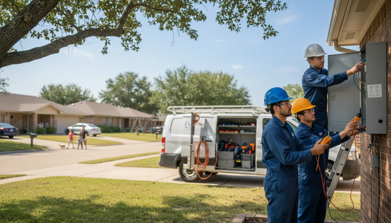 Certified electrician providing emergency electrical services in Stephensport, KY